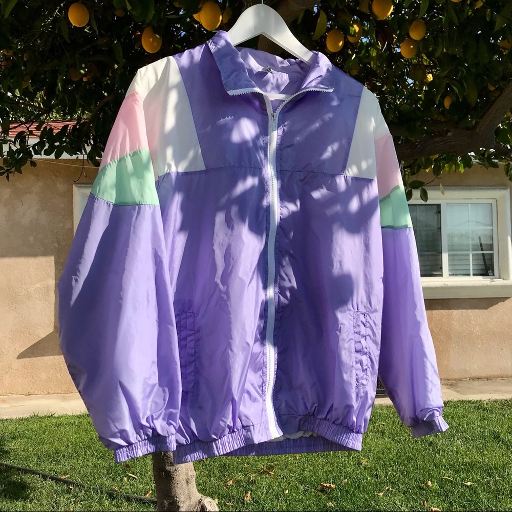 [SOLD] Cute Pastel Windbreaker Jacket